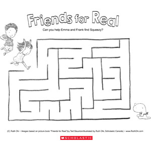 Friends for Real: Maze - Help Find Squeezy!
