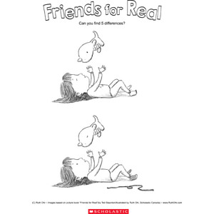 Friends for Real: Spot the Differences