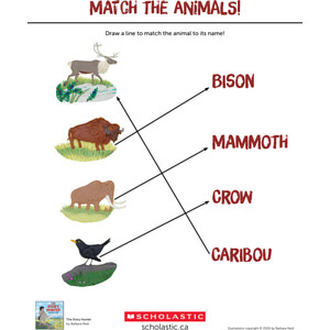 The Story Hunter: Match the Animals Answer Key