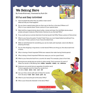 We Belong Here: Fun and Easy Activities