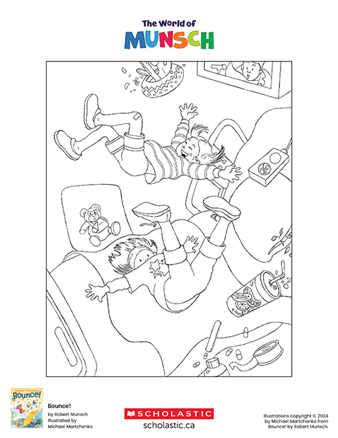 Bounce!: Colouring Sheet
