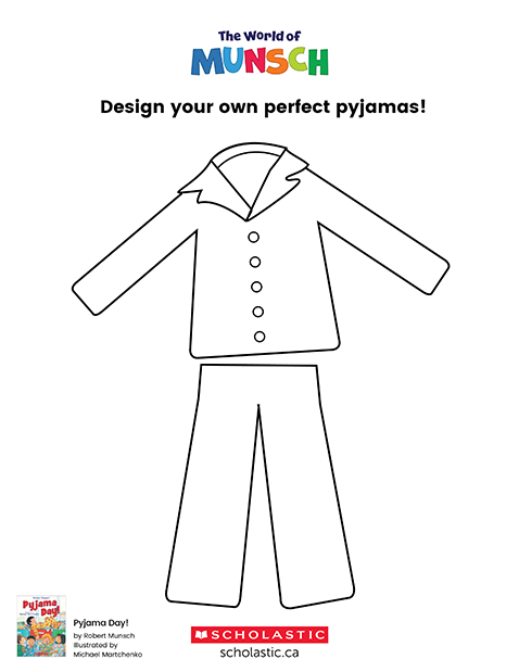 Pyjama Day!: Drawing Activity