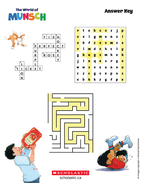 Munsch Answer Key