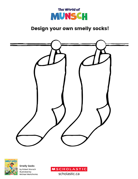 Smelly Socks: Drawing Activity