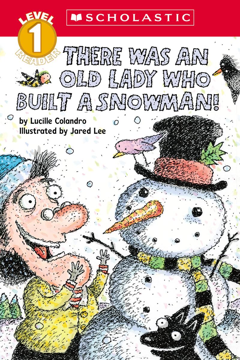 There Was an Old Lady Who Built a Snowman!