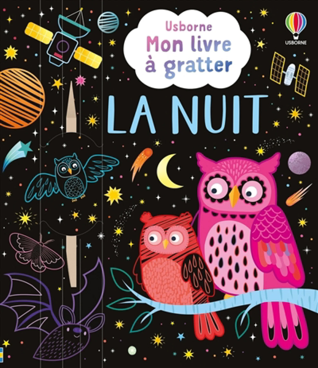 Mon livre à gratter-La nuit
