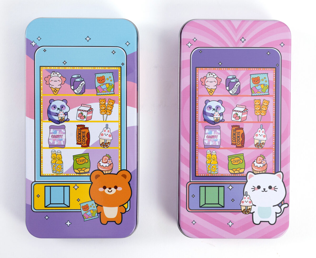 Cute Snack Vending Machine Stationery Set