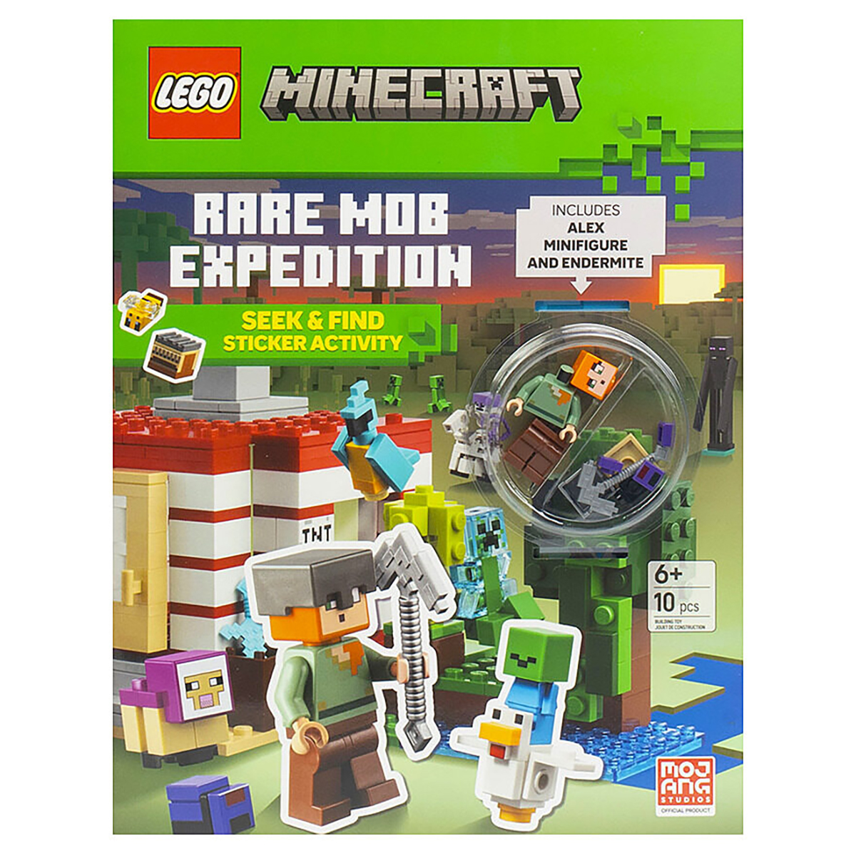 LEGO®: Minecraft™: Rare Mob Expedition Seek & Find Sticker Activity with Minifigure